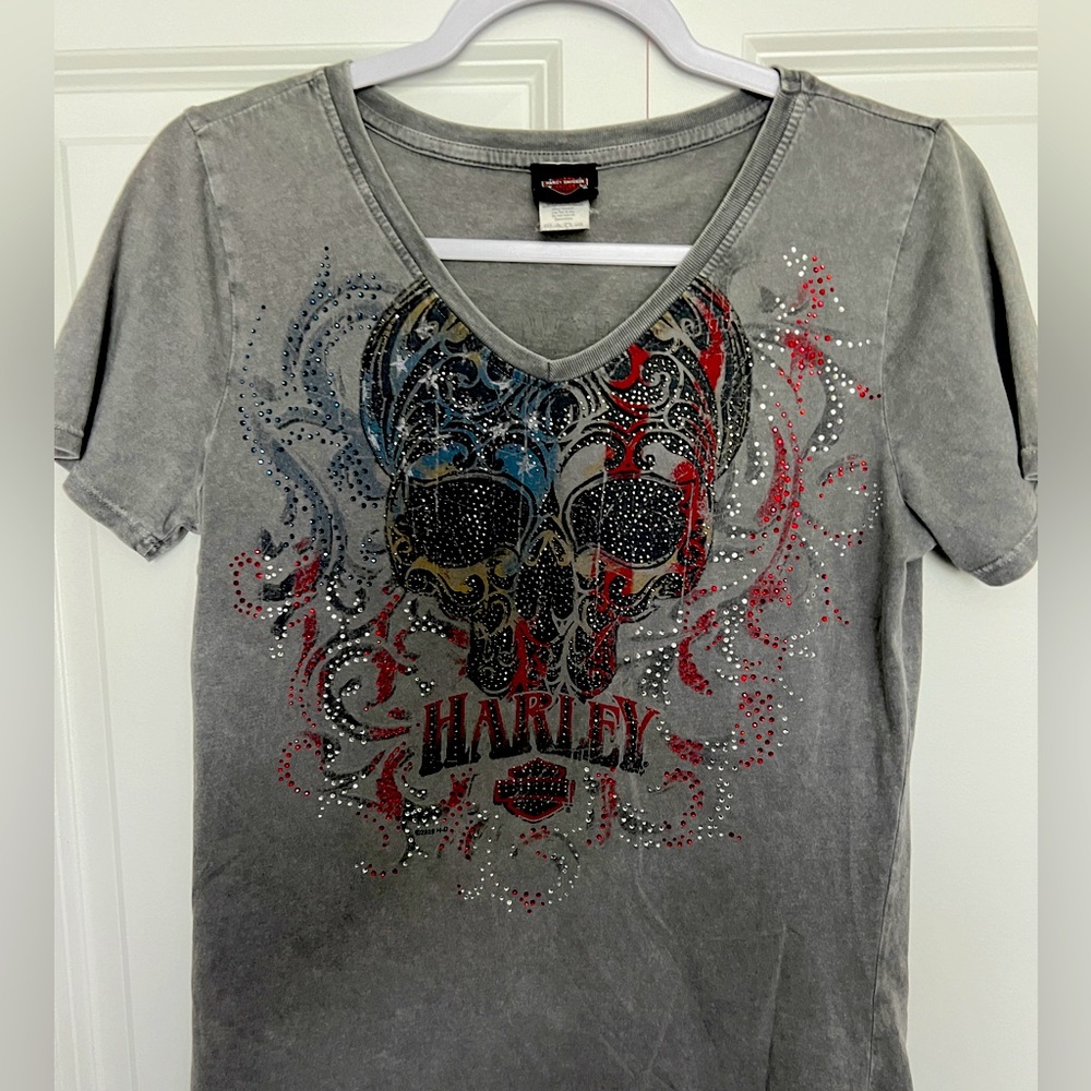 Harley studded skull top